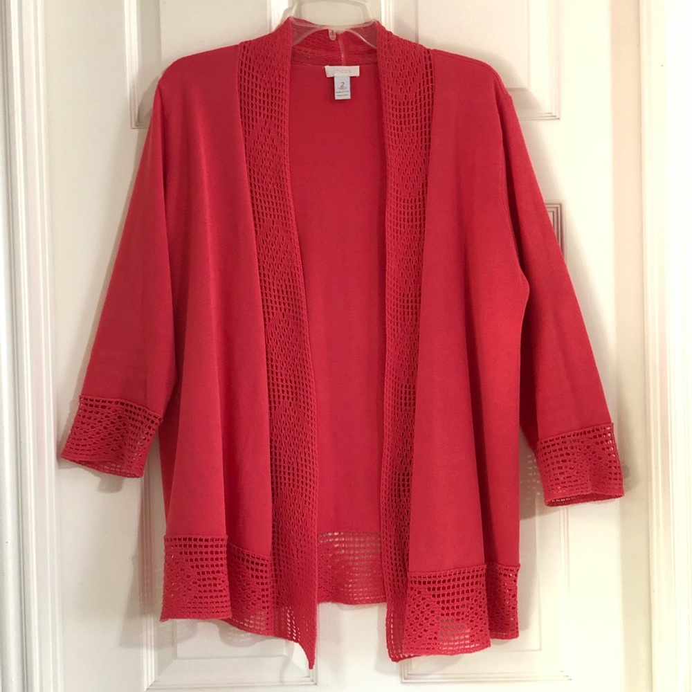Chico’s 2 Coral Shrug